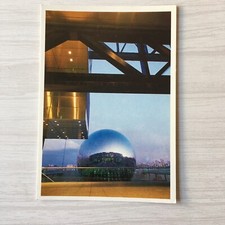 Paris France Post Card La Geode view from Science Bldg 1986