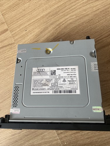 AUDI A6/A7 4G C7 MULTIMEDIA NAVIGATION CD SD CARD HEAD UNIT 4G0035192H - Picture 5 of 7