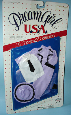 DREAM GIRL USA Barbie Sindy Maxie Elegant Lavender Suit Fashion 1986 BBI Toys