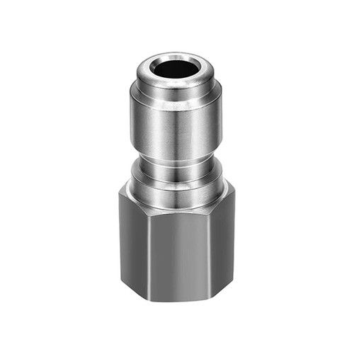 Raccord Hydraulique Femelle à Connexion Rapide 3/8" - Face Plate, Filetage 1/2" NPT, Pour Circuits Haute Pression