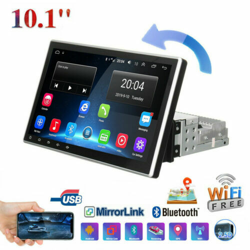 Android 11 Car Stereo Radio 1Din 10.1" MP5 Player WiFi GPS Navigation Head Unit - Picture 1 of 11