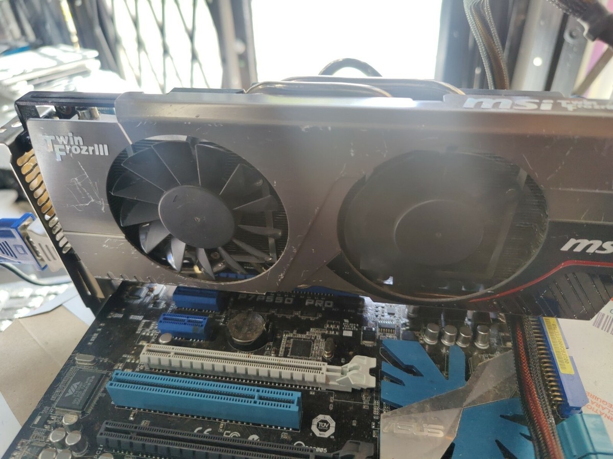 MSI Nvidia 680GTX Twin Frozr iii 2GD5/OC GPU video card PCI