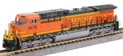 Kato N GE AC4400CW Burlington Northern Santa Fe BNSF #5678 DC