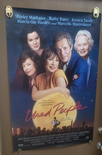 Used People Movie Poster MacLaine Bates Tandy 1992 27 in x 40 in Free Shipping