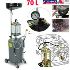 70L WASTE OIL DRAINER / INSPECTION CHAMBER / AIR DISCHARGE VACUUM DIP STICK SUCT