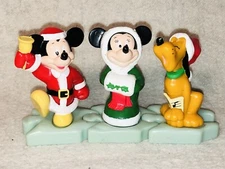 VTG Disney Showcase Mickey's Once Upon A Christmas McDonalds Mickey Minnie Pluto