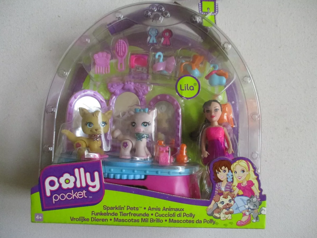 POLLY POCKET FASHION LILA ET ANIMAUX PIROUETTE PARTIE L9810/L9811