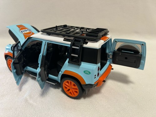 1:18 Land Rover Defender 110 Diecast Model Car Toy Collectible Sound Light Gift - Picture 45 of 48