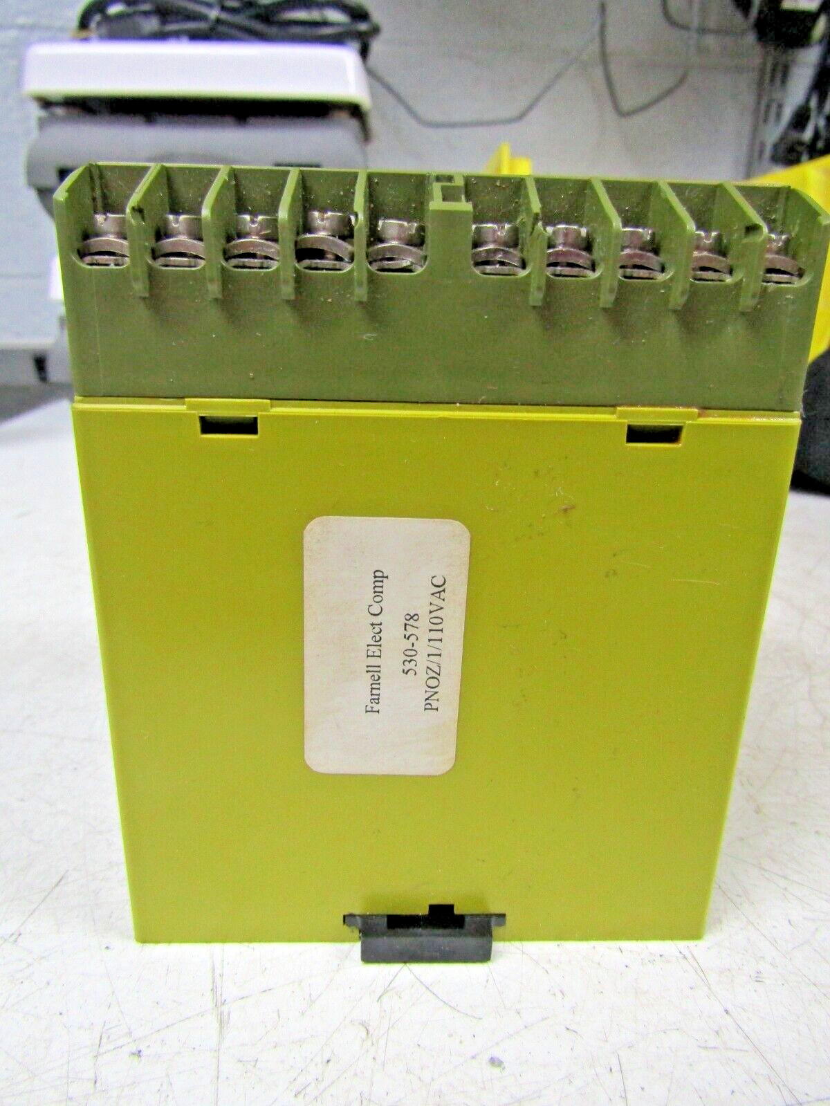 🔥PILZ PNOZ 1 3S / 1ö SAFETY RELAY 6VA 110 VAC 475630