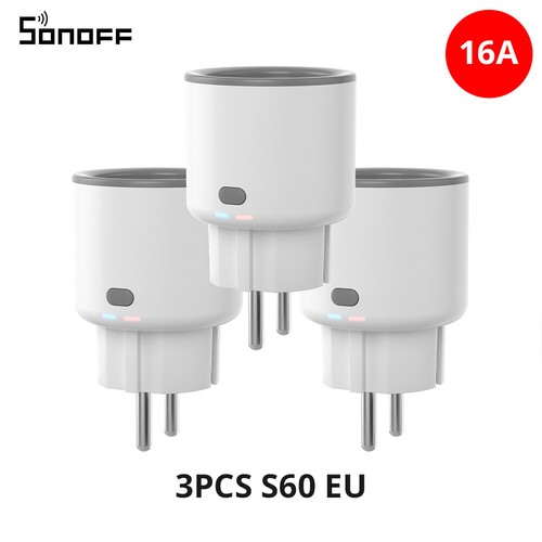 SONOFF EU WiFi Smart Plug S60 16A iPlug TPF Buchse Energiemonitor Fernbedienung - Bild 18 von 24