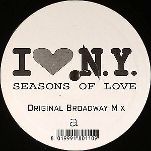 I Love N.Y. - Seasons Of Love / G+ / 12''''