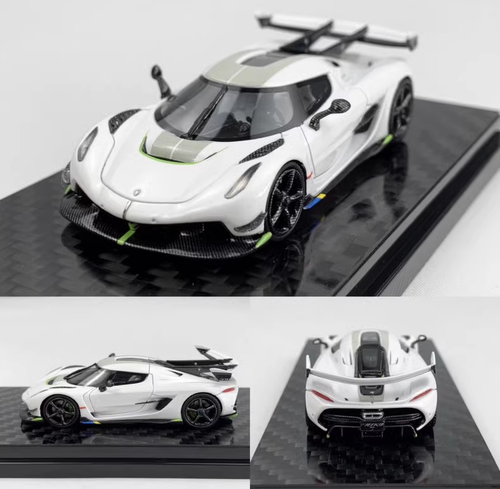 Frontiart 1/64 Koenigsegg Jesko Attack Pearl White resin model car - Bild 3 von 11