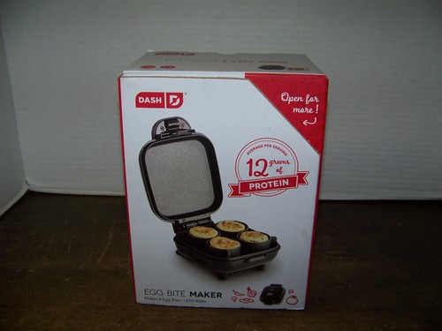 Dash Egg Bite Maker New Makes 4 Egg Bites Cheesecake Custard Recipe Instructions