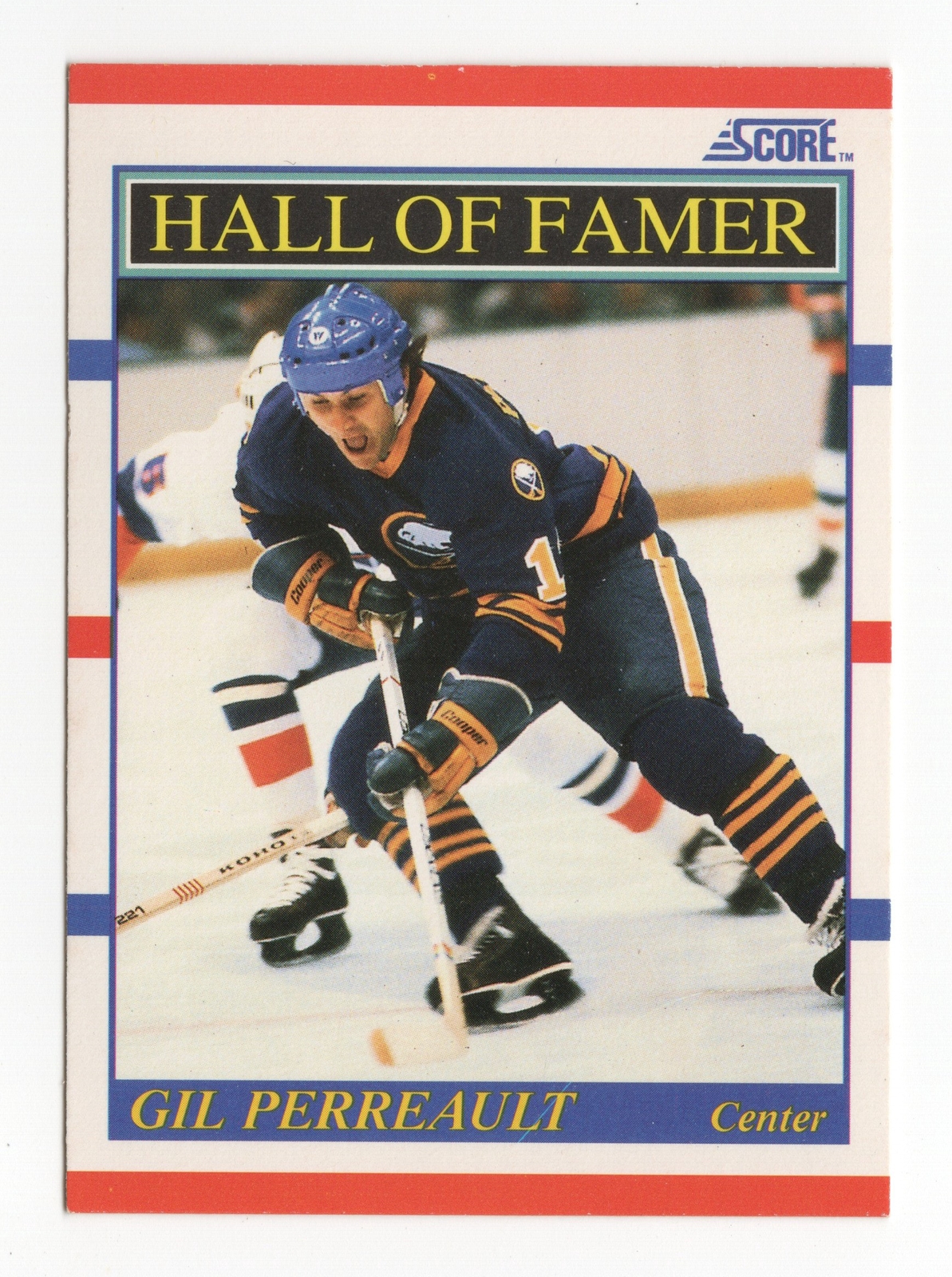 Gilbert Perreault 355 1990-91 Score CanadianHOF Buffalo Sabres Card