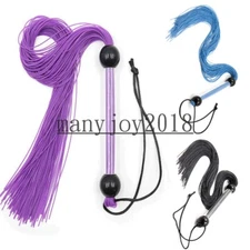 Soft Silicone Whip Flogger Restraint Sexy Whip Flogger Riding Crop Hight Quality