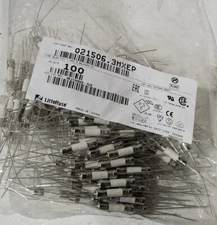 Littelfuse Cartridge Fuses 250V 6.3A Slo-Blow  5X20MM Axial Ceramic QTY 100