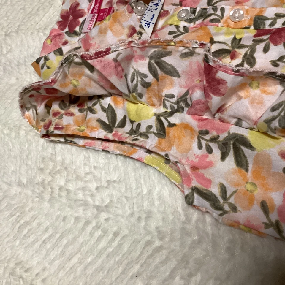 Hermoso Vientre Corbata Penélope Mack Volantes Floral Color Agua Talla 8 Nuevo con Etiquetas  Foto 4 de 4