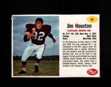 10742* 1962 Post # 64 Jim Houston