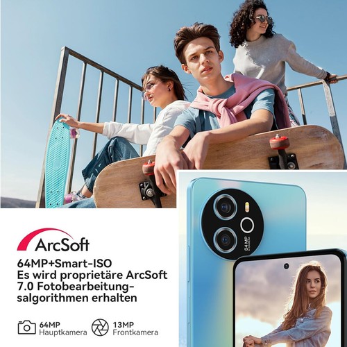 Blackview SHARK 8 Smartphone 16GB+256GB 120Hz 2.4K Android 13 NFC Handy 6,8 64MP - Zdjęcie 4 z 26
