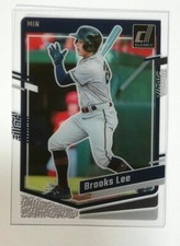 2023 Panini Chronicles #1 Brooks Lee Clearly Donruss Minnesota Twins Baseball