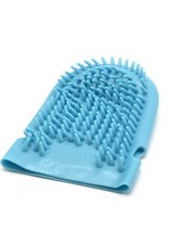 Palm Shaped Blue Massage Glove Body Massager shower glove