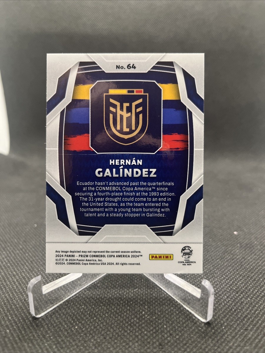 2024 Prizm Copa America Base #64 Hernan Galindez - Ecuador
