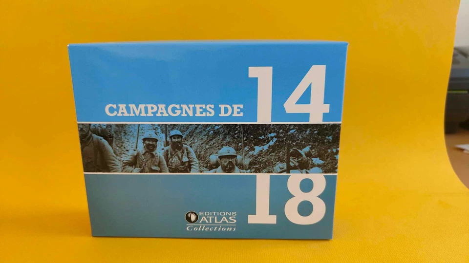 Tank Commander and Artillery Captain 1918,WW1 Figures, Scale 1:24 by Atlas - Image 3 of 3