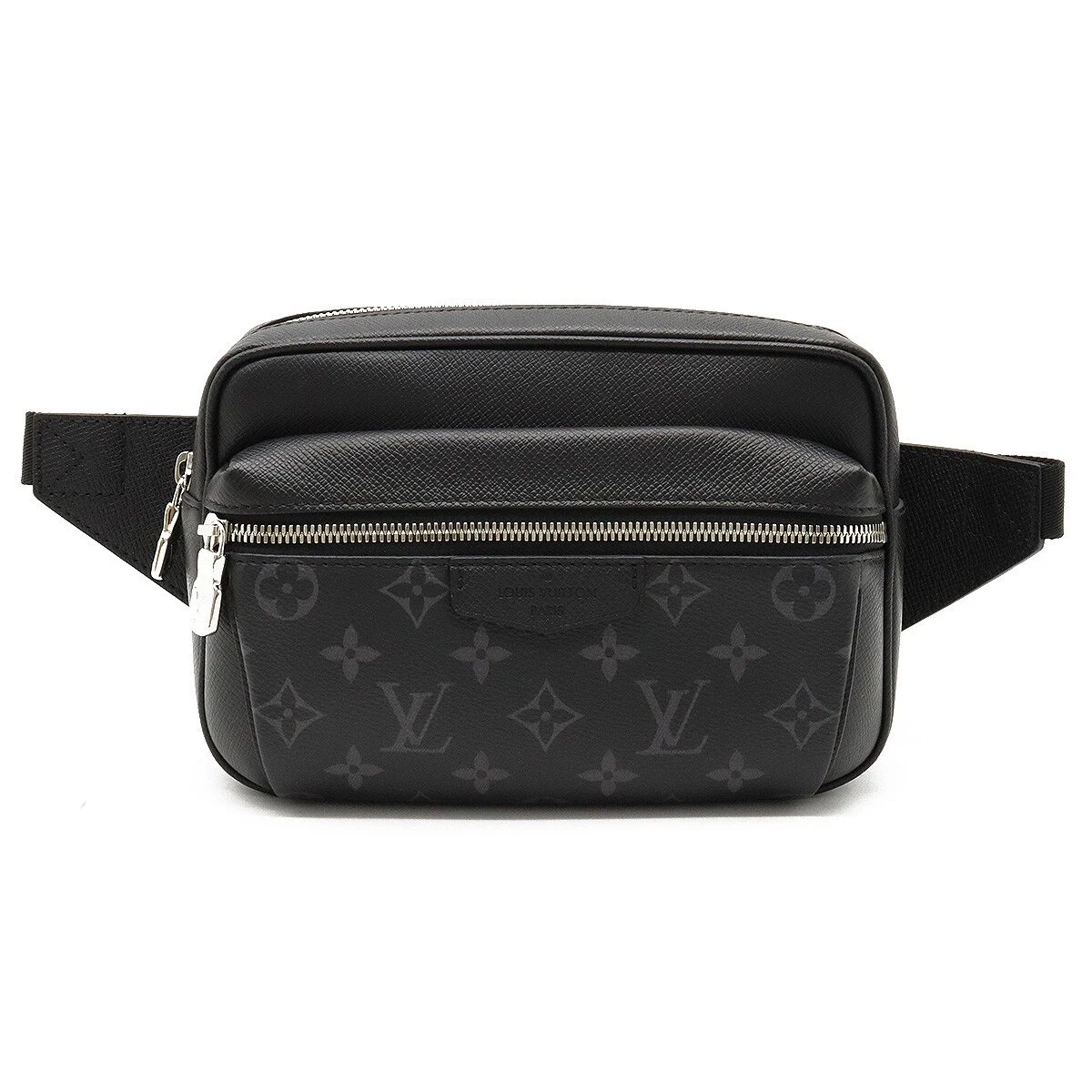 AUTH LOUIS VUITTON TAIGARAMA ECLIPSE BUM BAG OUTDOOR NOIR M30245  W21XH15XD5CM