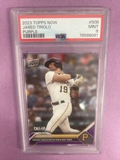 2023 Topps Now Jared Triolo #508 Rookie CALL-UP PURPLE 23/25 PSA 9 MINT #8041 R2