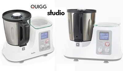 Edelstahl-Mixbehälter inkl. Messer für Quigg/Studio Küchenmaschine Ersatzteil