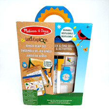Melissa  Doug Let's Explore Seek Find Bingo Play Set Nature Play Activity T-3
