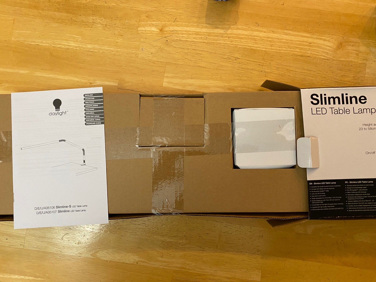 daylight company slimline led table lamp