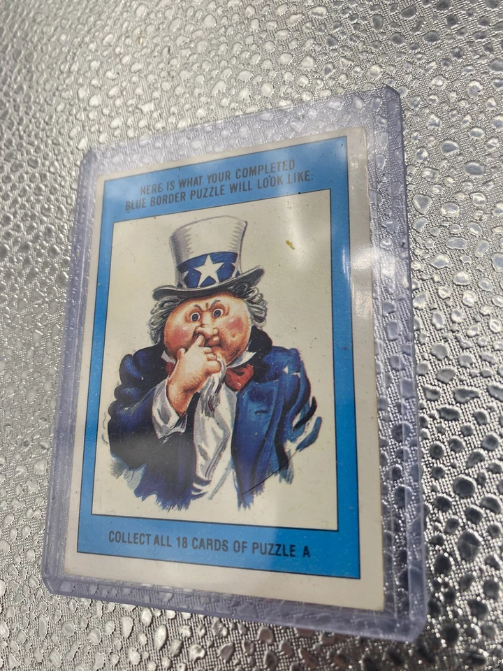 GPK cards Roy Bot 87b copyright 1986 garbage patch kids snooty sam back - Image 2 of 3