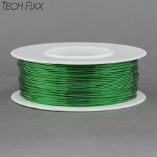 Magnet Wire 22 Gauge AWG Enameled Copper 125 Feet Coil Winding and Crafts Green