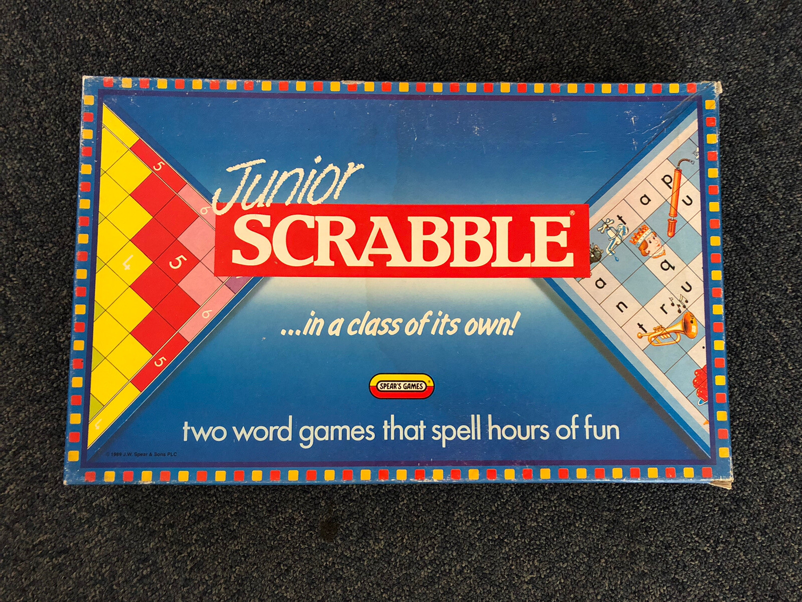 Vintage Junior Scrabble 1989 Edition, Spears