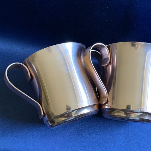 Vintage Color Craft Aluminum Cream And Sugar Salt N Pepper Copper Toned Indiana - Picture 9 of 14