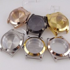 Mod 36mm 39mm Polished Sapphire Crystal Watch Cases For NH35 NH36 2824 Movement