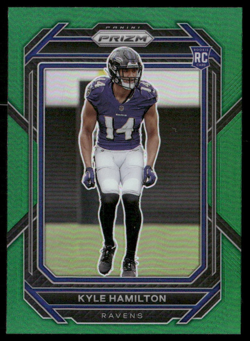 2022 Panini Prizm #342 Kyle Hamilton Green Rookie