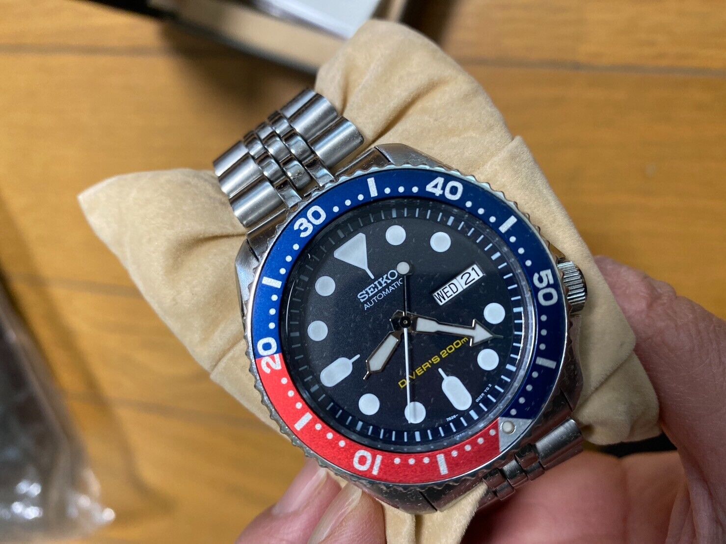 Seiko Prospex Blue Men's Watch SKX009 7S26-0020 Navy boy PEPSI W/ Box  Automatic 751744816197 | eBay