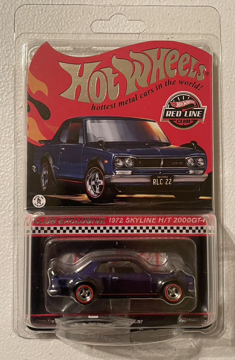 Hot Wheels 2022 RLC Exclusive - 1972 Skyline H/T 2000GT-R - Mattel Rare Limited