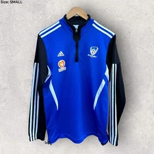 SYDNEY FC HALF ZIP WARM UP ADIAS JUMPER Size Small