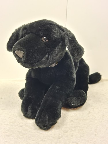 Kids Preferred Black Labrador Puppy Dog Stuffed Beanbag Plush 11”
