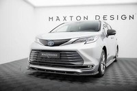 Front Ansatz FüR Toyota Sienna Mk4 Schwarz Glanz Spoilerlippe Schwert