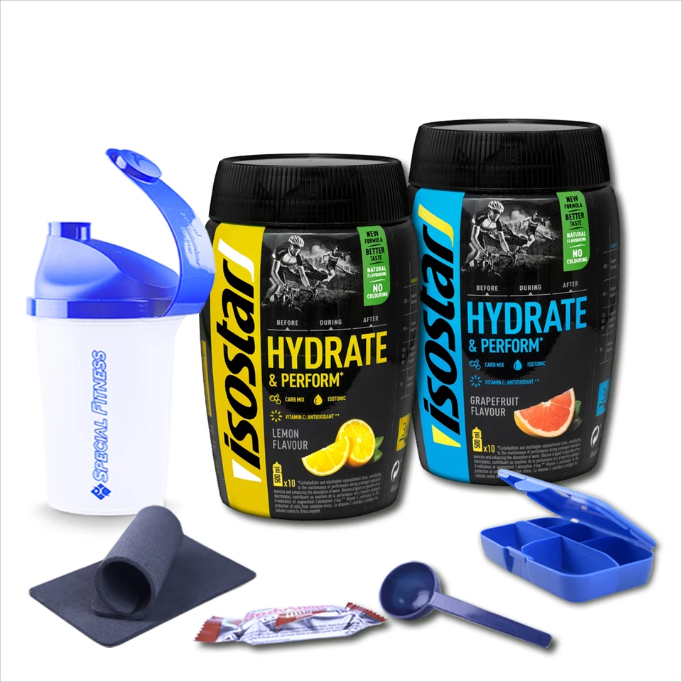 27,37€/kg Isostar Hydrate & Perform Drink Elektrolyten 2x 400g + BONUS