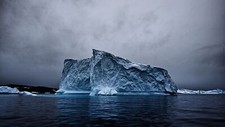 Landscape nature ice iceberg snow reflection Custom Gaming Mat Desk
