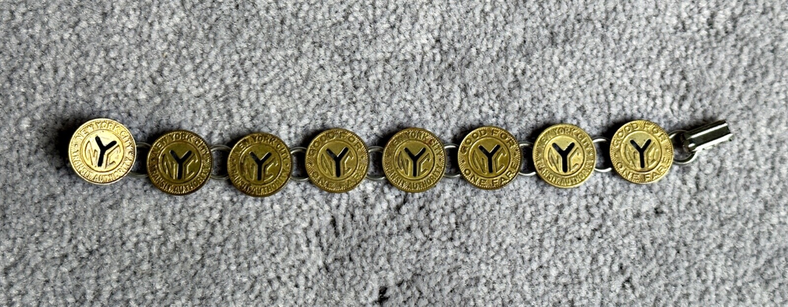 NYC Transit Authority Token Bracelet - New York Memorabilia - Women's Jewelry