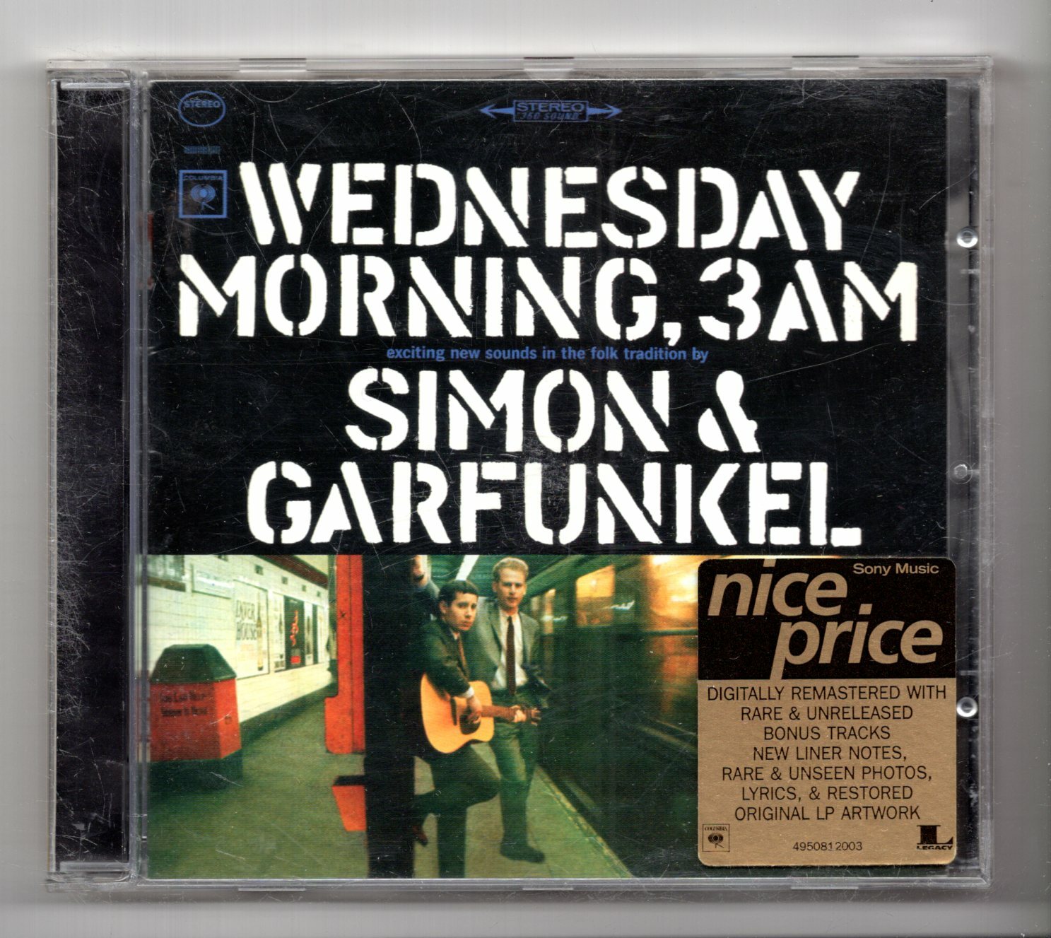(KM418) Simon & Garfunkel, Wednesday Morning 3am - 2001 CD