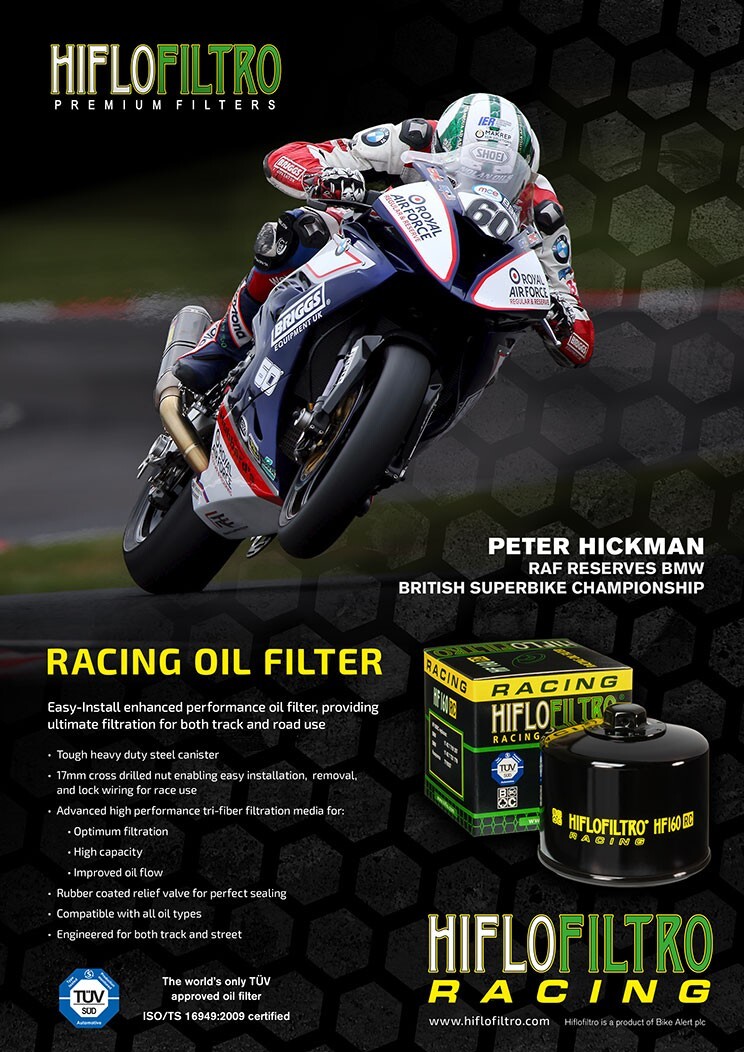 Racing Oil Filter Kawasaki ZX-10R (ZX1000 SHFSJF) Ninja ABS 2017