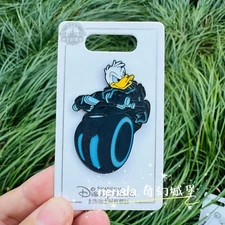 Authentic 2025  Shanghai Disney Pin Donald Duck Tron Lightcycle Power Run Badge