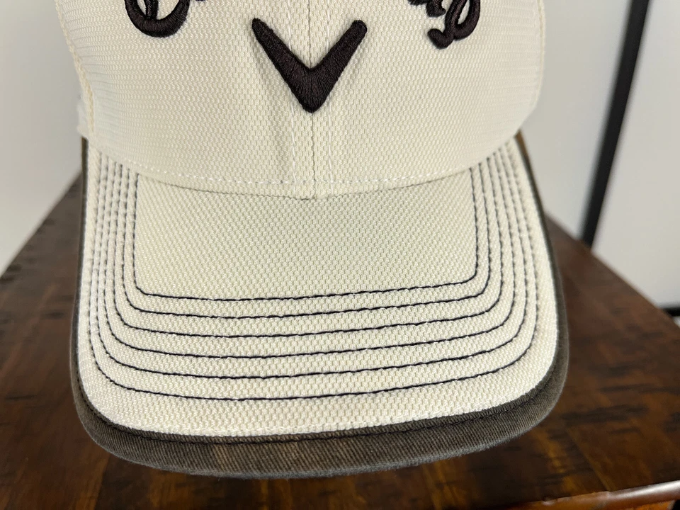 Gorra Callaway X New Era con correa trasera adulto marfil golfista mezcla de poliéster Foto 3 de 4